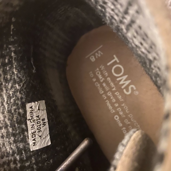 Tom’s Desert Wedge shoes sz 8 - Picture 7 of 8